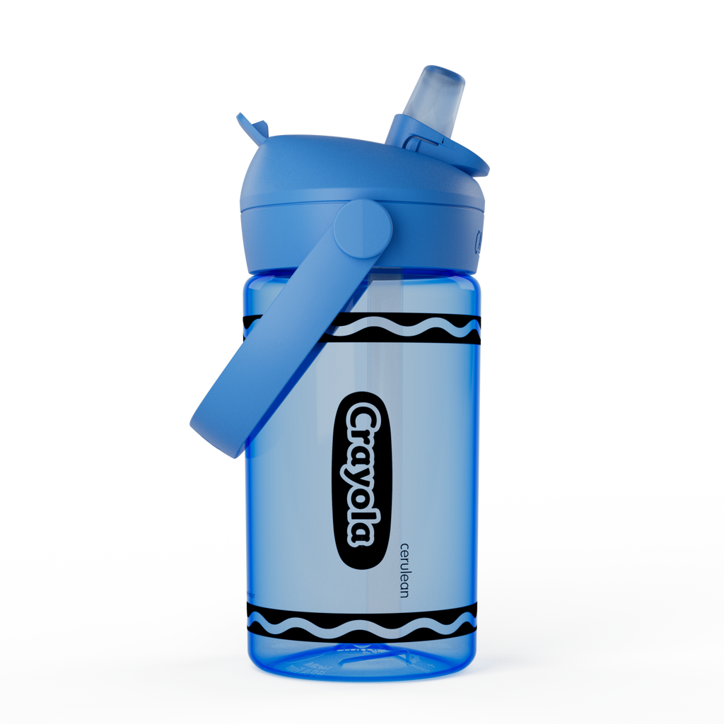 Crayola 14oz Flip Straw Bottle K3